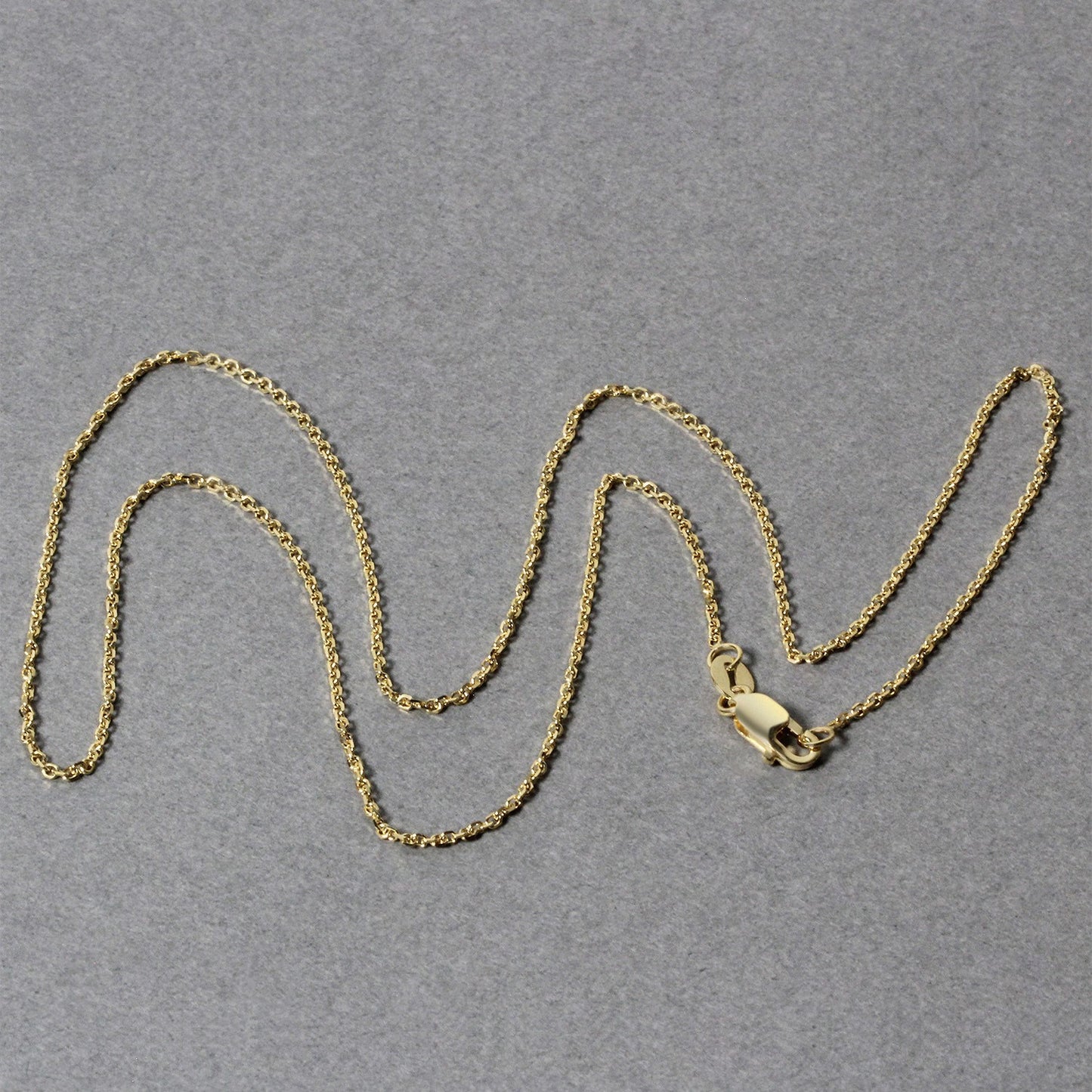 10k Yellow Gold Cable Chain (1.10 mm)