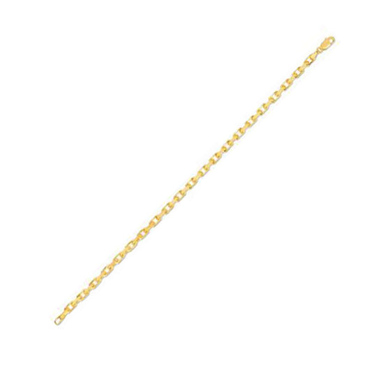 14k Yellow Gold French Cable Link Chain 3.6 mm